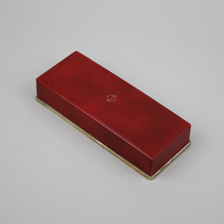 Vintage Candino red watch box.