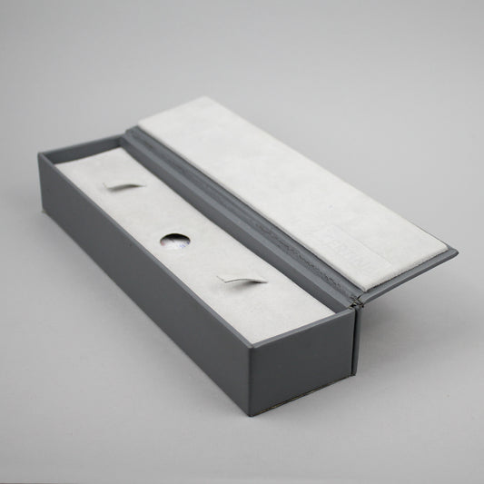 Grey Certina watch box.