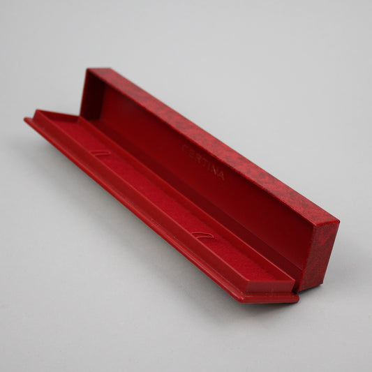 long red Certina watch box.