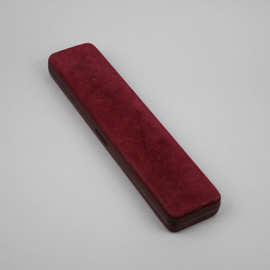 Suede burgundi Certina watch box.