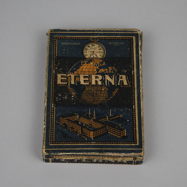 Vintage Eterna watch parts box.
