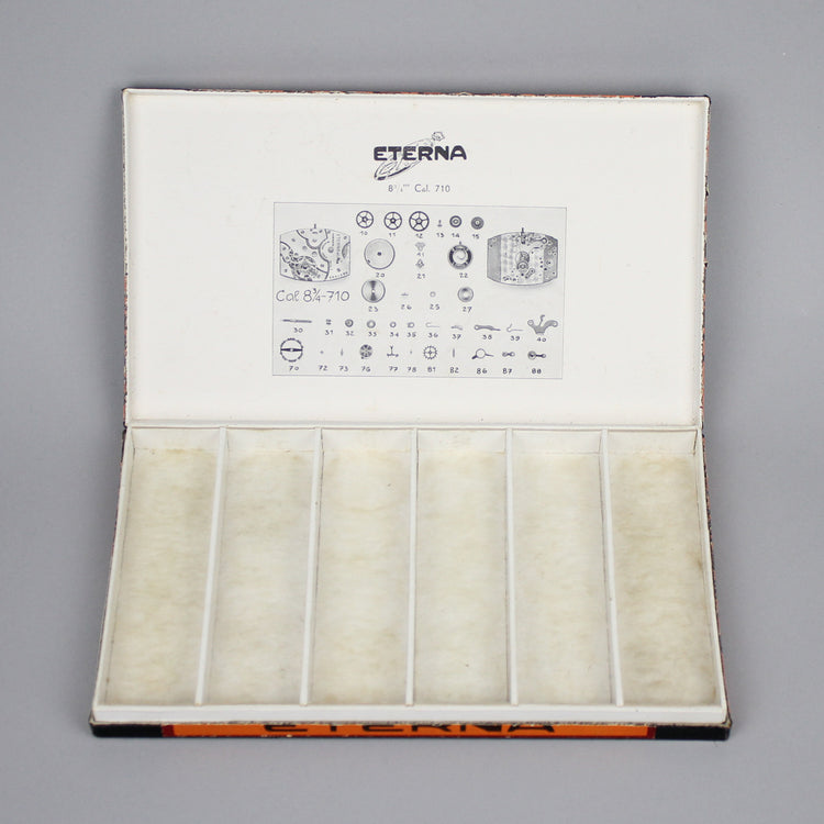 Vintage Eterna watch parts box.