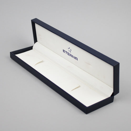 Eterna blue watch box.