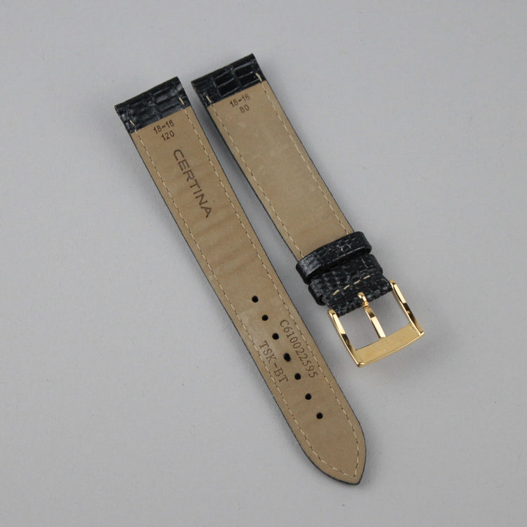 Certina leather strap 18 mm