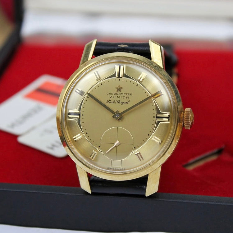 NOS Zenith Port Royal 135 manual wind watch