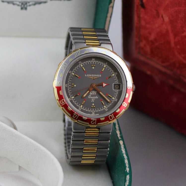 Longines Conquest GMT Titanium Quartz