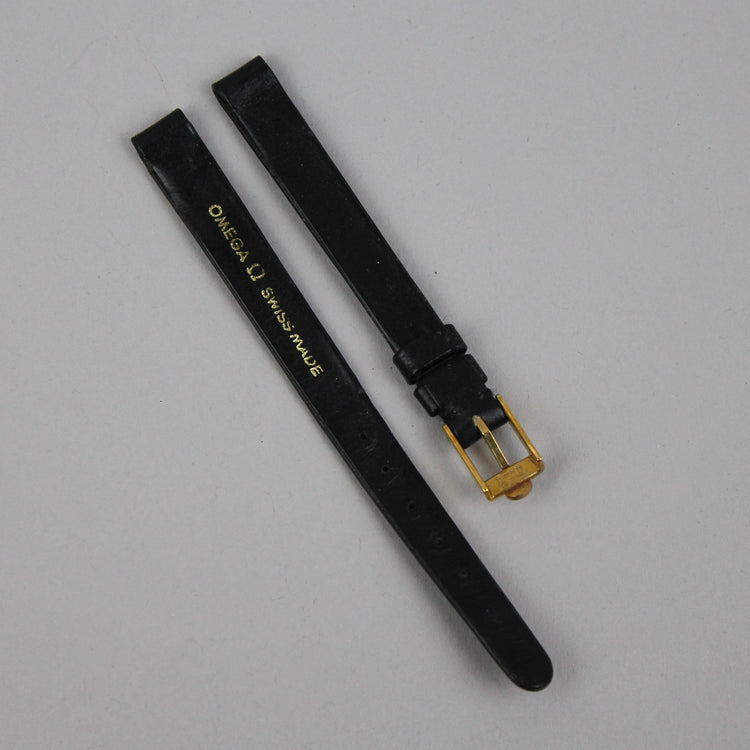Omega women's leather strap 9 mm