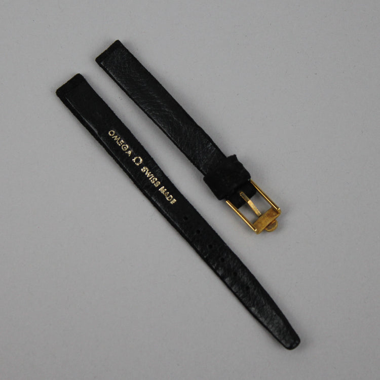 Omega women's leather strap 9 mm