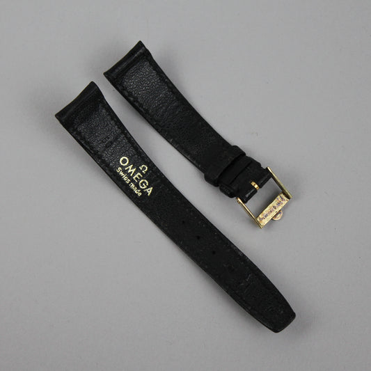 Omega leather strap 18 mm