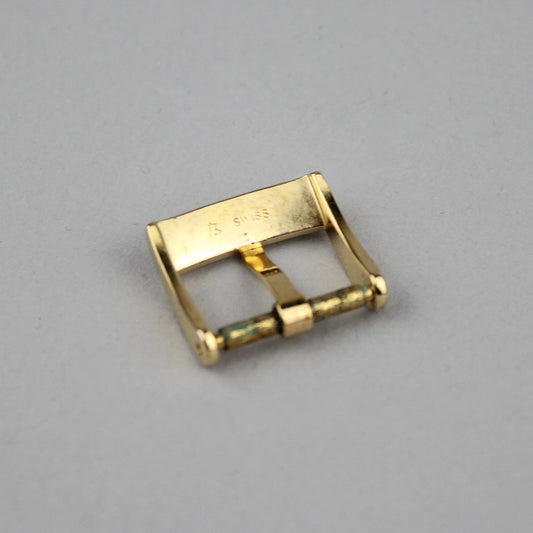 Gold plated Omega buckle 14 mm