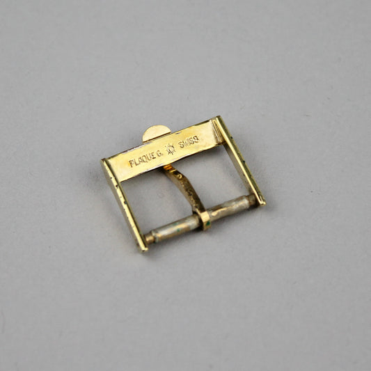 Gold plated Omega buckle 16 mm