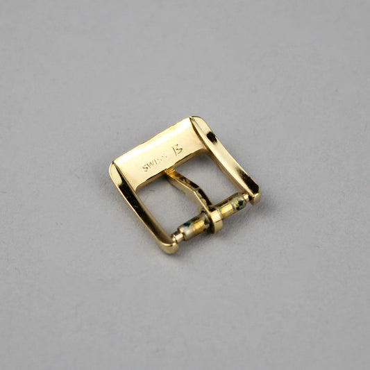 Gold plated Omega buckle 10 mm
