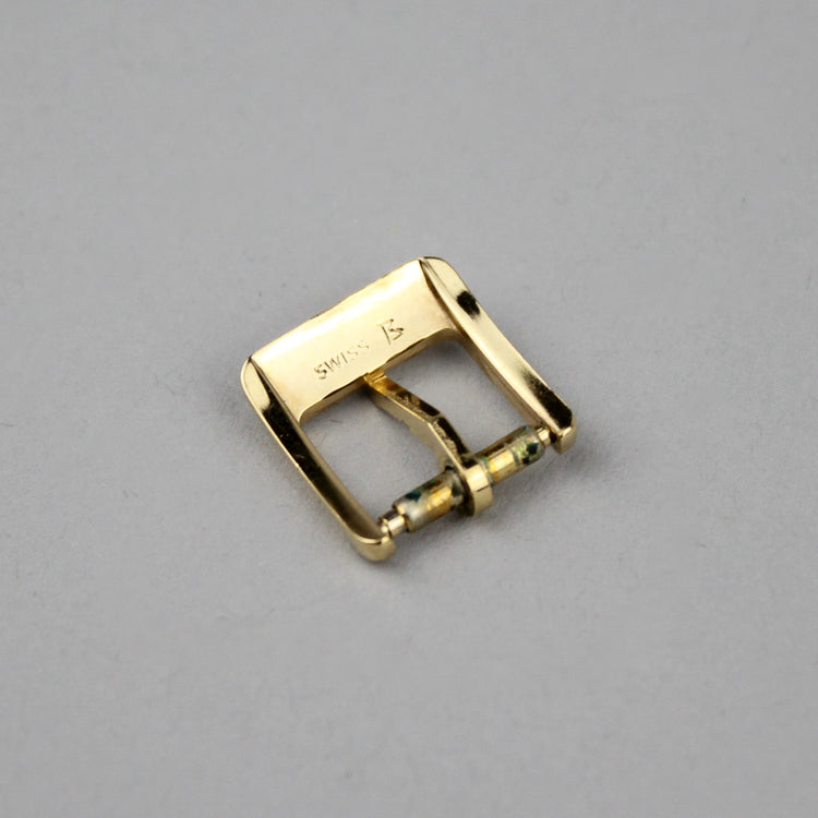 Gold plated Omega buckle 10 mm