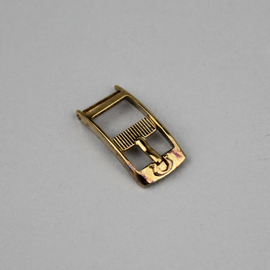 Gold plated Omega buckle 8 mm