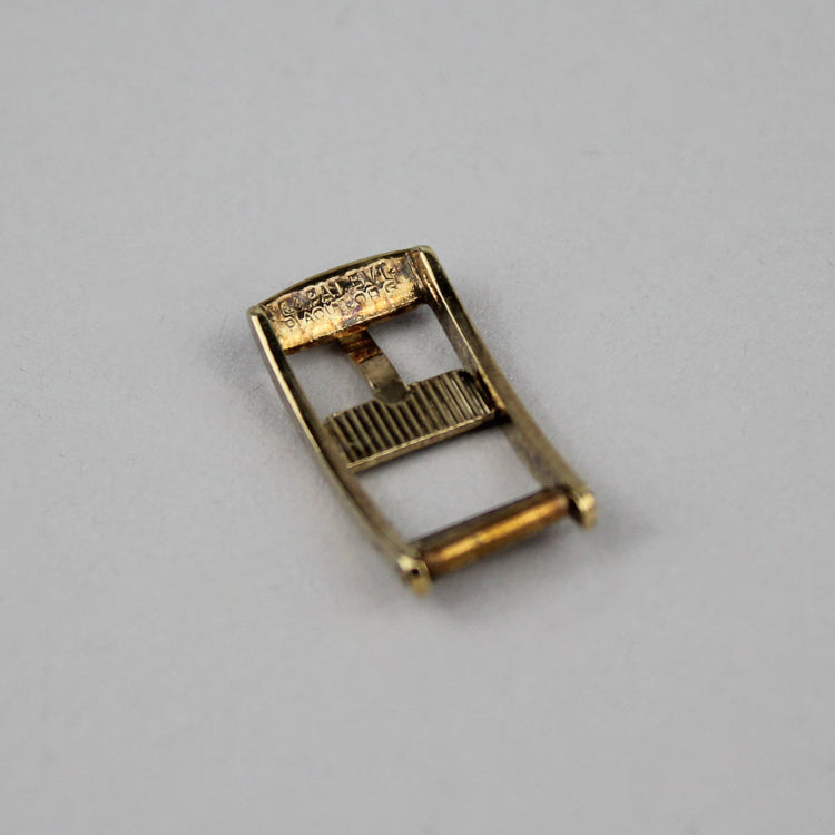 Gold plated Omega buckle 8 mm
