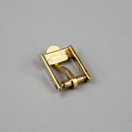 Gold plated Omega buckle 8 mm