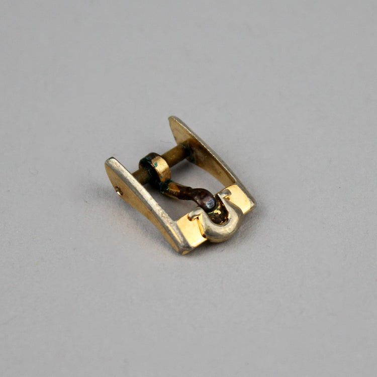 Gold plated Omega buckle 8 mm
