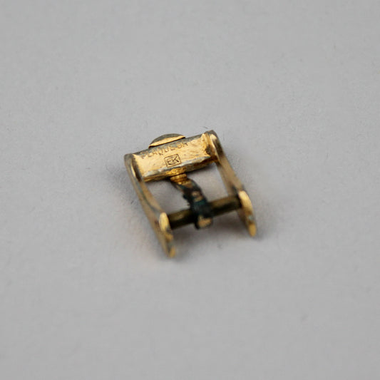 Gold plated Omega buckle 8 mm