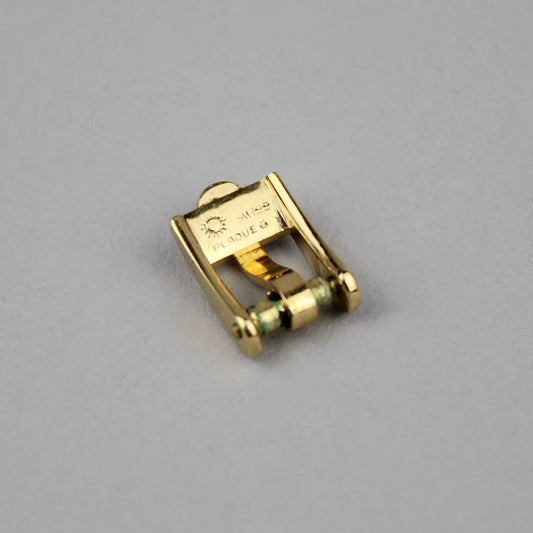 Gold plated Omega buckle 6 mm