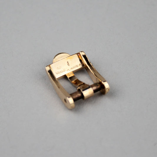 Gold plated Omega buckle 8 mm