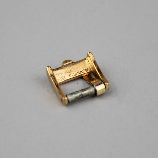 Gold plated Omega buckle 10 mm
