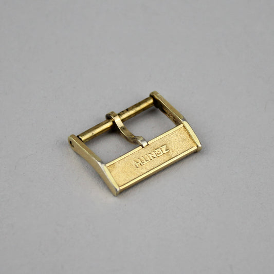 Gold plated Zenith buckle 16 mm
