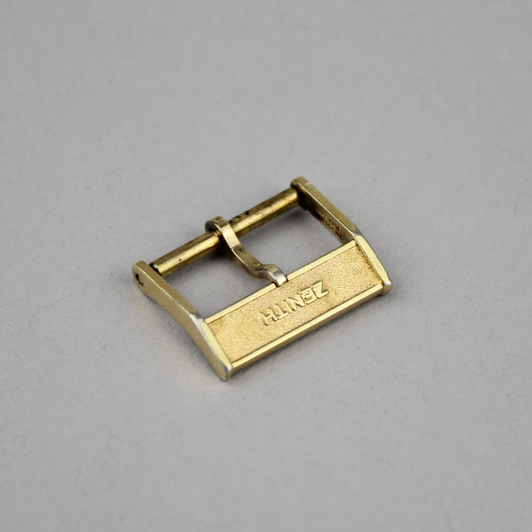 Gold plated Zenith buckle 16 mm