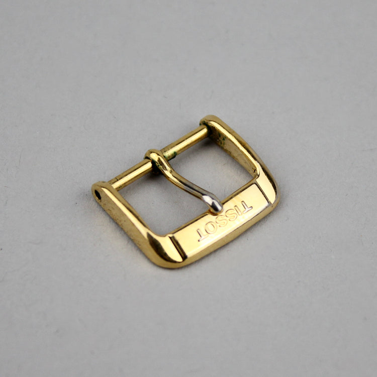 Gold plated Tissot buckle 16 mm
