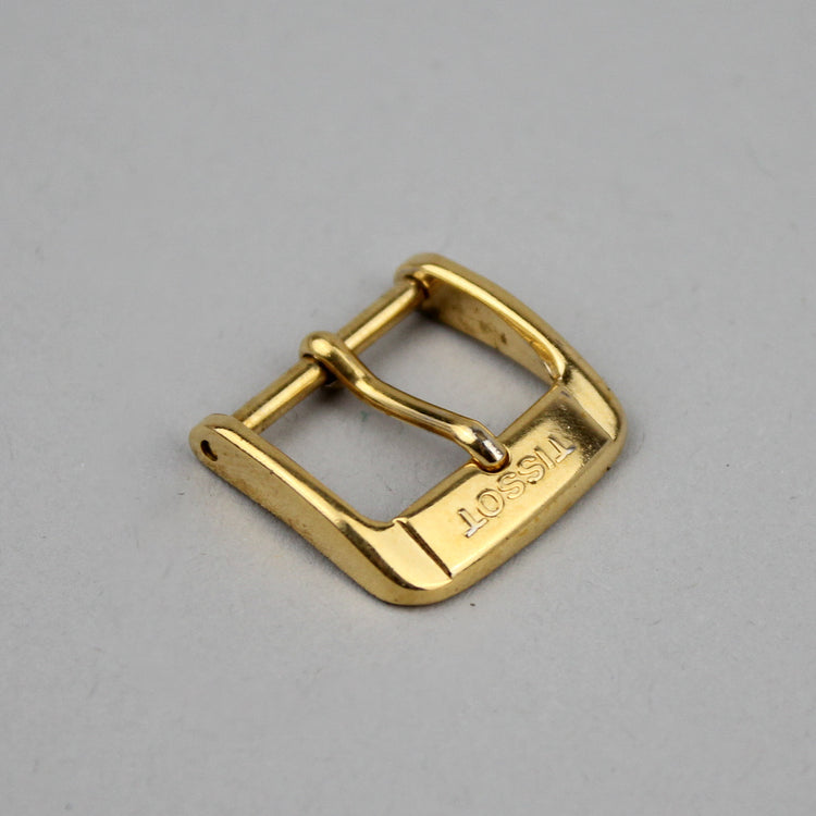 Gold plated Tissot buckle 16 mm