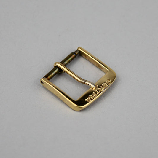 Gold plated Certina buckle 14 mm