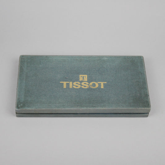 Closed box of tool kit for opening casebacks. Brand Tissot.