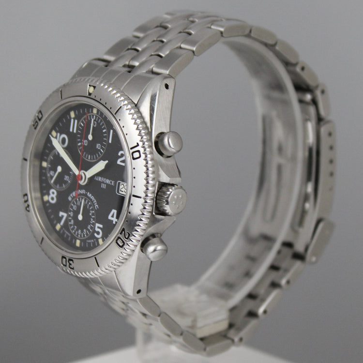 Eterna-Matic Airforce III kronografi (huollettu)