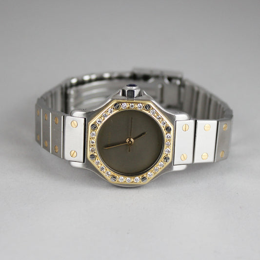 Ladies' Cartier Santos Octagon 0907 automatic watch