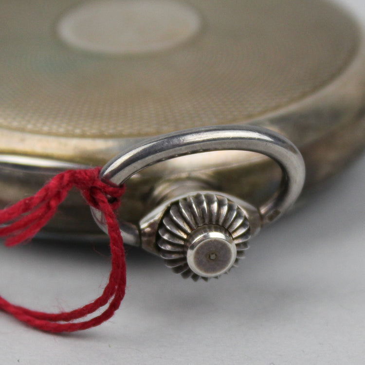 NOS Excelsior Park silver case stopwatch