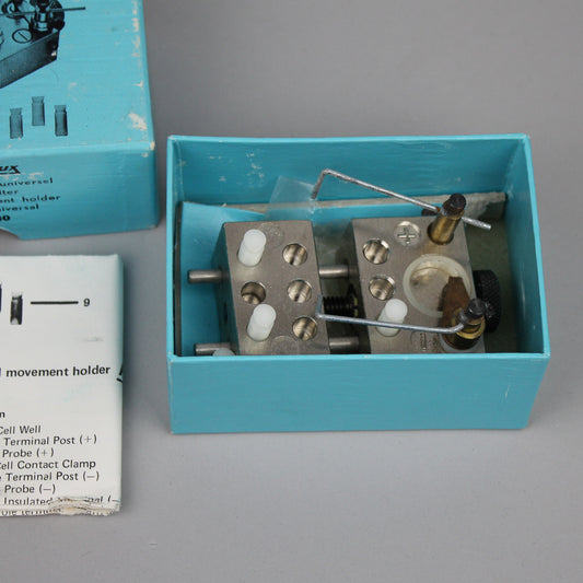 Unused Froidevaux No. 8380 quartz movement holder on the box.