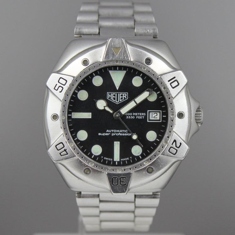 Heuer Super Professional 1000m 840.006 automatic watch