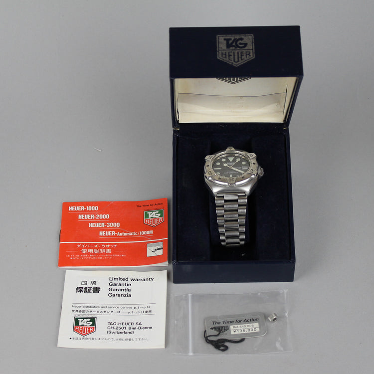 Heuer Super Professional 1000m 840.006 automatic watch