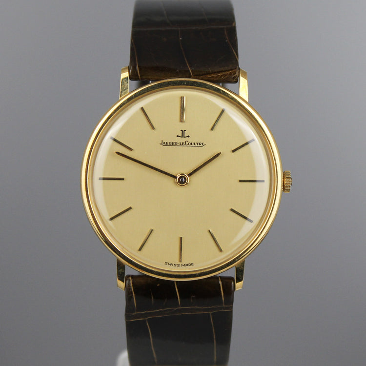 NOS Jaeger LeCoultre 18k manual wind watch