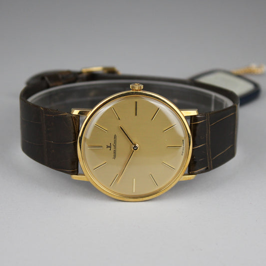 NOS Jaeger LeCoultre 18k manual wind watch
