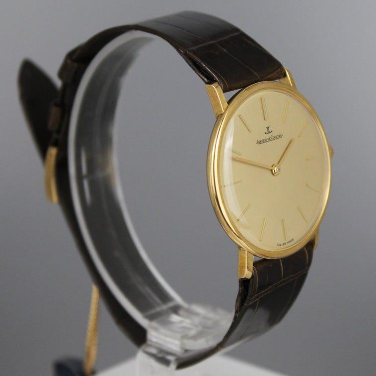 NOS Jaeger LeCoultre 18k manual wind watch