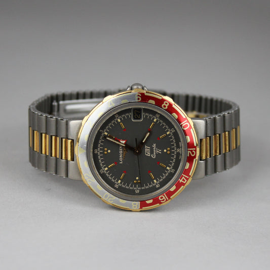 Longines Conquest GMT Titanium Quartz