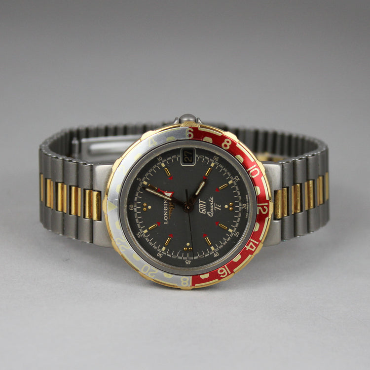 Longines Conquest GMT Titanium Quartz