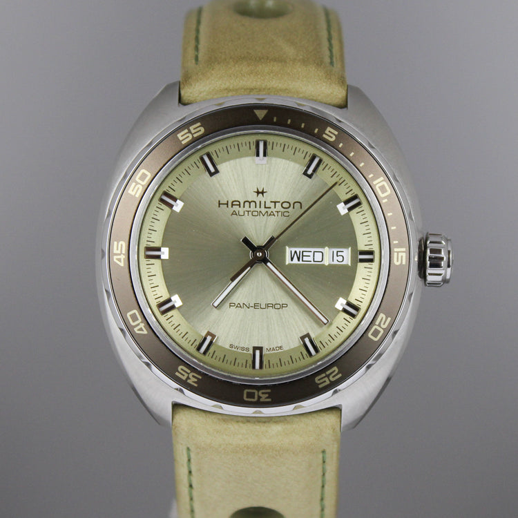 Hamilton Pan-Europ Day Date automatic watch