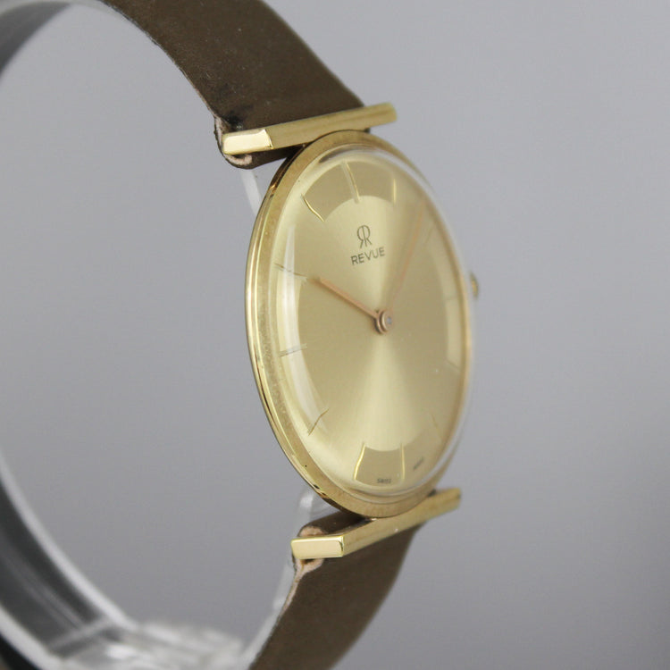 NOS Revue manual wind watch (serviced)