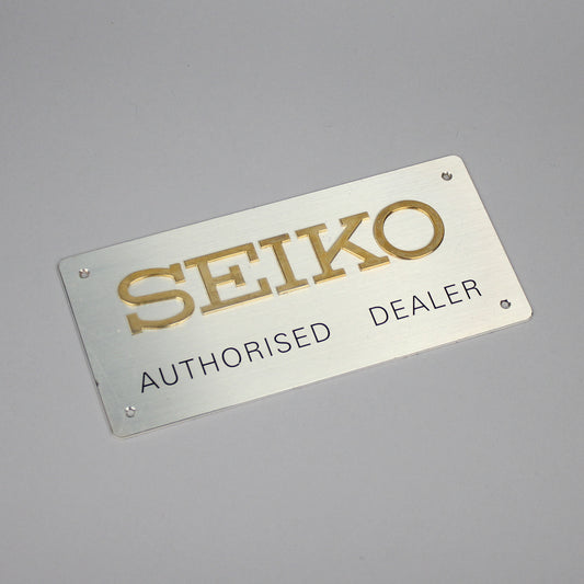 Seiko Authorized Dealer sign
