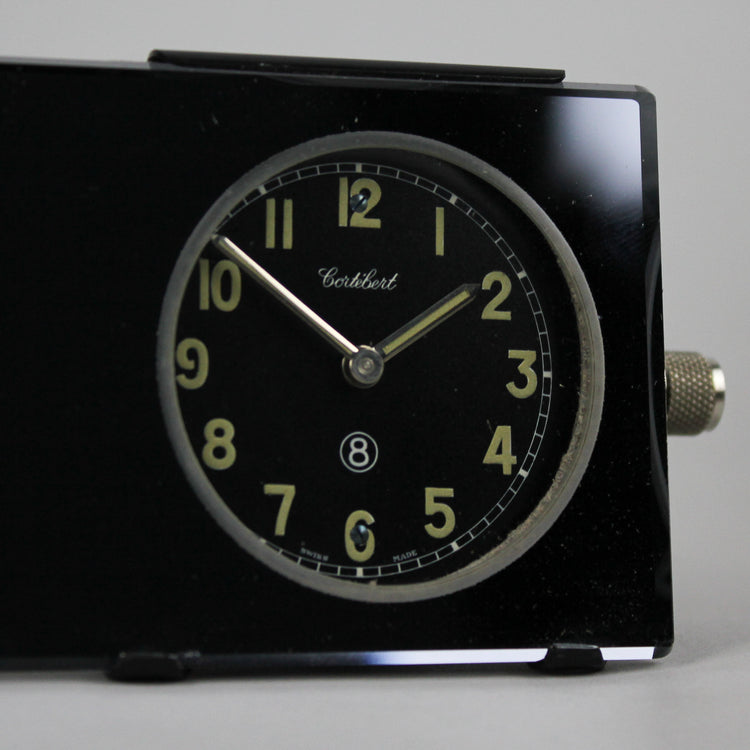 Cortebert car rearview mirror clock