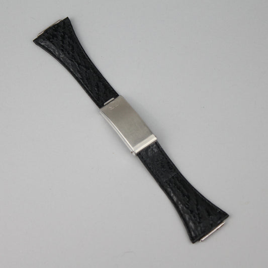 Omega Megaquartz nahkaranneke 18 mm