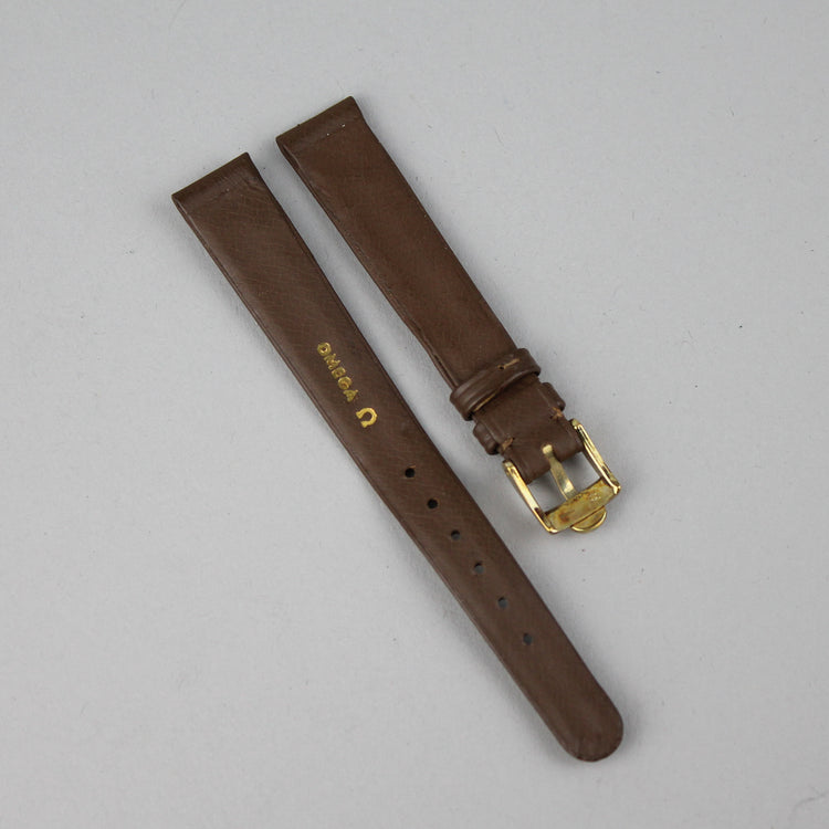 Omega women's leather strap 13 mm