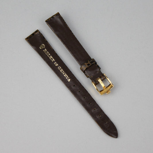 Rolex naisten nahkaranneke 13 mm
