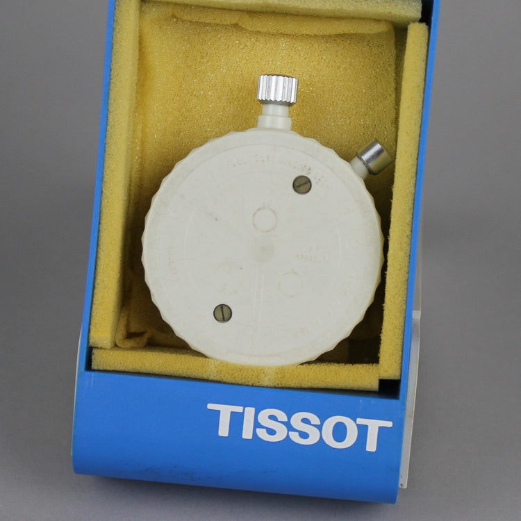vintage Tissot Navigator stopwatch detail backside